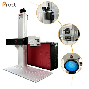 Máquina de marcação a laser de fibra mopa, 30w, 60w, joia, metal, prata, ouro, laser