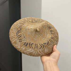 <span class=keywords><strong>Bonnet</strong></span> en <span class=keywords><strong>crochet</strong></span> personnalisé pour femmes <span class=keywords><strong>Bonnet</strong></span> béret en tricot fait à la main - Product Image 5