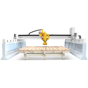 Fabrik preis WANLONG QDM-2000 Brücke Typ ein Kopf große Platte automatische Granit Stein Polier maschine - Product Image 1