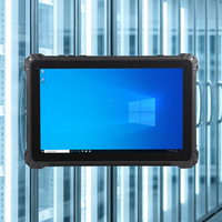 Tableta PC Industrial Resistente de 10.1 Pulgadas con Windows/Linux 11, 8GB+128GB, Escáner de Huellas Dactilares UHF y Lector de Códigos de Barras 2D, 500 Nits, IP67