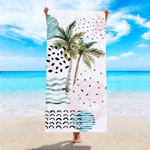Custom Printed Microfiber Beach Towel, Pineapple Grid Quick Dry Swim Towel for Beach Pool - Product Image 3