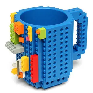 Super Kreatif DIY Bangunan Blok Air Minum Kopi Mug Brick Cangkir Lego