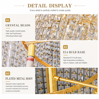 Lampu Gantung Kristal Spiral Mewah untuk Dekorasi Hotel Modern, Villa, Klub, Tangga, Lobi, dan Ruang Tamu Besar