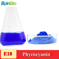 Extrait de spiruline de qualité alimentaire, phycocyanine, pigment bleu en poudre, soluble dans l'eau, couleur stable, pH pour colorant alimentaire naturel