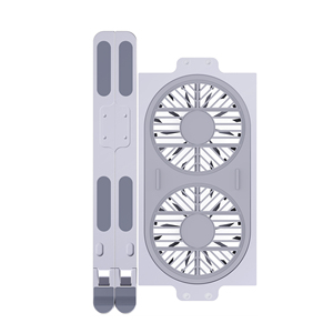 Boneruy Oem Aluminium Verstelbare Draagbare Tablet En Laptop Koelstandaard Dubbele Usb-Fans Groothandel Voorraad Producten - Product Image 6
