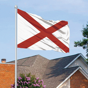 Envío rápido Personalizado 3*5 pies 100% poliéster Fuerte duradero Bandera del estado de EE. UU. Bandera personalizada del estado de <span class=keywords><strong>Alabama</strong></span> - Product Image 3