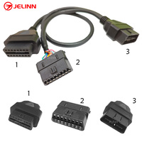 Cable Divisor Universal OBD2 J1962 OBDII OBD 2 con Soportes de Montaje Múltiples para Todas las Marcas de Automóviles