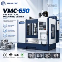 Centre d'usinage vertical haute précision VMC650, machine de fraisage CNC 3 axes avec une rigidité élevée et des performances stables