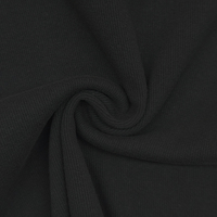 Einfarbig gefärbter Baumwoll-Spandex-Rippstrickstoff, 95% Baumwolle 5% Elasthan 2x2 Rippstoff zum Verkauf