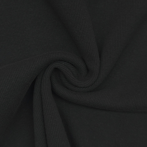 Tela <span class=keywords><strong>de</strong></span> Punto Acanalado <span class=keywords><strong>de</strong></span> Algodón y Elastano Teñida Lisa, 95% Algodón 5% Elastano, Tejido Acanalado 2x2 en Venta - Product Image 3