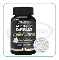 Ausreson Concentration Alpha Brain Premium Nootropic Capsule Supplément Focus Bonne Mémoire Alpha Brain Capsules