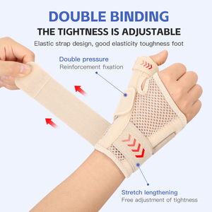 Ayarlanabilir naylon bilek desteği Brace atelleri toptan sıkıştırma sabitleyici el desteği bilek Brace - Product Image 5