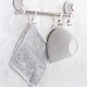 New Product Ideas 2024 Cleaning Tool Multifunctional Metal Wire Cleaning Cloth for Kitchen Dishe Sinks Pots