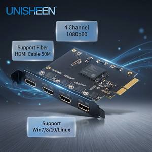 Unisheen การ์ดจับภาพวิดีโอสำหรับ vobs, 4ช่อง60fps 1080P มีความเสถียร UC3540H - Product Image 1