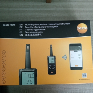 เครื่องวัดอุณหภูมิและความชื้นดิจิตอล Testo 625 ของแท้และใหม่เอี่ยม พร้อมฟังก์ชันเชื่อมต่อแอปพลิเคชัน - Product Image 3