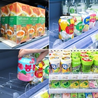 Pembatas Rak Magnetik Hookei Fast Ship Bentuk-T dari PVC Akrilik untuk Rak Ritel
