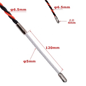 ตัวดึงสายวัสดุ PET 50ม. ตัวดึงแบบพรีเมียมพร้อมอุปกรณ์เดินสายไฟสายเทปปลาขนาด5มม. ทำจากไฟเบอร์กลาสพลาสติกโพลีไนล่อน - Product Image 4