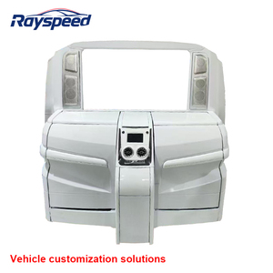 Pantalla de TV de 32 Pulgadas para División de Espacios de Lujo RS, <span class=keywords><strong>Accesorios</strong></span> Interiores de Cuero PU para Automóviles, Conversión de <span class=keywords><strong>Furgoneta</strong></span> Clase V W447, Personalizado RS-G003 - Product Image 1