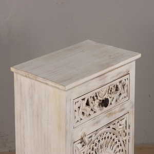 Mesa de Noche de Madera con Acabado Liso y Cajón de Almacenamiento, Mueble Elegante para Dormitorio, Ideal para Hoteles, Apartamentos y Hogares, Suministro al por Mayor - Product Image 5