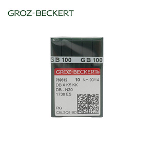 Aiguille à broder Groz-Beckert Db X K5 Kk en acier inoxydable Nm 90 14, pièces pour machine à coudre et traitement de vêtements - Product Image 1