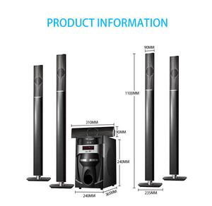 Système Home Cinéma 5.1 canaux avec enceintes Bluetooth et caisson de basses pour TV - Product Image 2