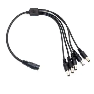 Универсальный 5V DC силовой кабель, кабель-Переходник USB в DC 5,5x2,1 мм разъем зарядный шнур с 10 наконечников разъема 5,5x2,5, 4,8x1,7, 4,0x1,7, 4.0x1.35