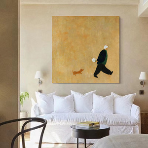 <span class=keywords><strong>Chambre</strong></span> rétro, décoration haut de gamme, niche, suivant de près le restaurant, peintures murales simples et polyvalentes - Product Image 2