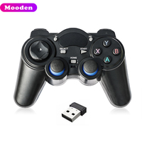 Control de Juego Inalámbrico D 2.4G para PS3, Android TV Box, Smartphone, Tablet, PC, TV, Joystick, Gamepad