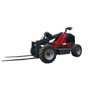 Chargeur télescopique tout-terrain 600 kg, mini chariot élévateur télécommandé pour extérieur - Product Image 4