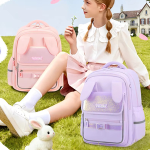 2026 New Fashion British Style School Bag 1-3 Grade Load Reduction ridge Large Capacity Lovely <b>Backpack</b> - Product Image 2