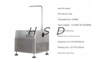 Máquina para Hacer <span class=keywords><strong>Chocolate</strong></span> de Último Modelo, Máquina para Templar y Derretir Cacao en Grano - Product Image 4