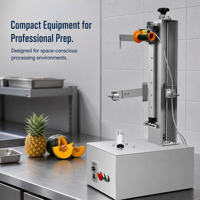 Compacte fruitenschilmachine voor kokosnoot, watermeloen, honingdauw, papaya, squash; schilverwijderaar voor voedselverwerking