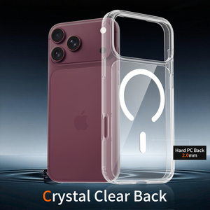 <span class=keywords><strong>Coque</strong></span> de protection transparente antichoc magnétique personnalisée de haute qualité pour <span class=keywords><strong>iPhone</strong></span> 18 17 Pro <span class=keywords><strong>Max</strong></span>, 2 mm, anti-rayures, anti-jaunissement - Product Image 4