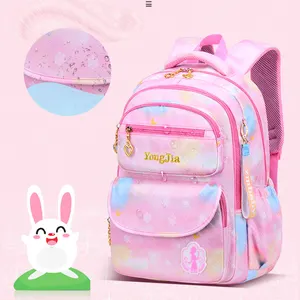 Pırıltı sevimli bookbag anaokulu çocuklar sırt çantası güzel tatlı son moda kızlar çocuklar pembe okul çantası