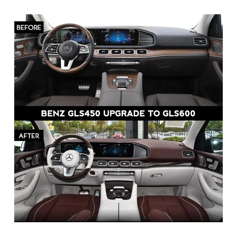 2020 gls x167 뒷좌석 모니터 gls 450 스크린 휴식 뒷좌석 대시 보드 s 클래스 메르세데스-벤츠 gls450 최대 600