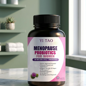 Cápsulas de Suplemento Nutricional para la Menopausia en Mujeres Adultas con 400 Mil Millones de Probióticos Bacterianos Vivos para Mejorar la Inmunidad y la Vitalidad - Product Image 1