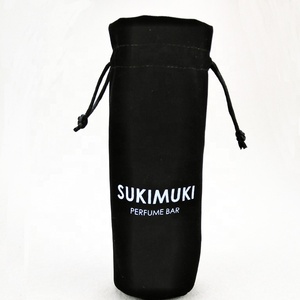 Black Velvet <b>Pouch</b> with Round Bottom Drawstring Perfume Bags - Product Image 1