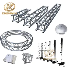 La migliore vendita scatola di alluminio Spigot light truss DJ truss Display f34 truss plate clamp