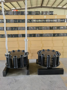 <span class=keywords><strong>POWERMAN</strong></span> Support de barre vertical rotatif à 10 barres pour la salle de sport commerciale et à domicile - Product Image 3