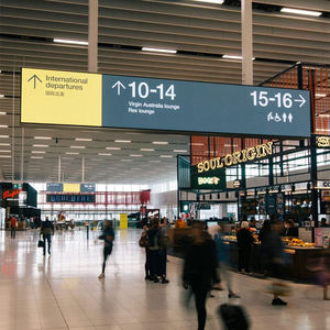 Señalización Interior Personalizada para Hospitales, Señalización de Acero y Acrílico, Letreros Colgantes con Iluminación LED para Uso en Interiores - Product Image 1