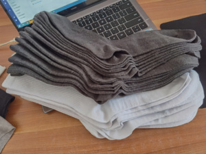 High Quality Eco Friendly Natural Hemp Fiber <strong>White</strong>/Black <strong>Socks</strong> Breathable Hemp Organic Cotton <strong>Long</strong> <strong>Socks</strong> for Men/Unisex - Product Image 5