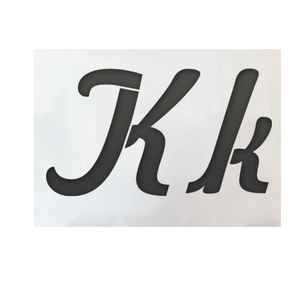 แม่แบบพลาสติกสำหรับวาดลายตัวอักษร ตัดด้วยเลเซอร์ สำหรับเด็กเพ้นท์ภาพ - Product Image 2