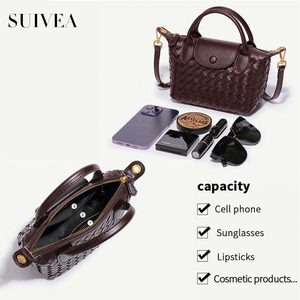 Nouveau sac tissé à la main avec texture à la mode sacs de boulettes à la mode sac à main pour femmes haut de gamme et à la mode en gros - Product Image 5