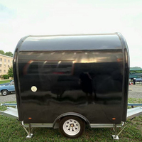 Camion de livraison de restauration rapide cuisine complète remorque alimentaire remorquable mobile pour les usines de collations comprend des toilettes