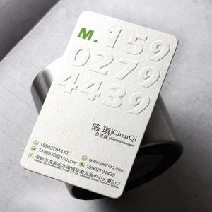 Impresión de tarjetas de negocios, papel personalizado de troquelado de lujo, creativo, forma especial - Product Image 2