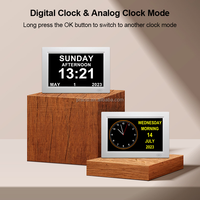 Hot Selling 8 Zoll Landschaft Porträt Uhr Display Modernes Design Fernbedienung Digitaler Kalender Tages uhr Budget-freundliches Geschenk