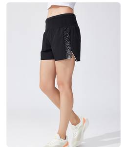 Женские быстросохнущие спортивные шорты с нижним бельем 2 в 1 - Product Image 5