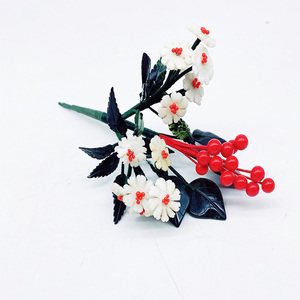 ช่อดอกไม้ดอกพลัมประดิษฐ์อาเกตธรรมชาติคุณภาพสูงพร้อมต้นโบตั๋น DIY สัมผัสจริงสําหรับงานแต่งงานที่บ้านและการตกแต่งโรงแรม - Product Image 3