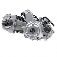 Ensemble moteur de moto 150cc 4 temps, embrayage semi-automatique, 3 vitesses avant, 1 marche arrière, démarrage électrique, refroidissement par air, pour karting et VTT