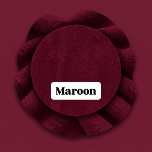 <b>Maroon</b> Polyester Rib Knit Valentino Fabric Stretch Textured Material For Fashion Apparel Garments Dresses <b>Tops</b> And Clothing - Product Image 3